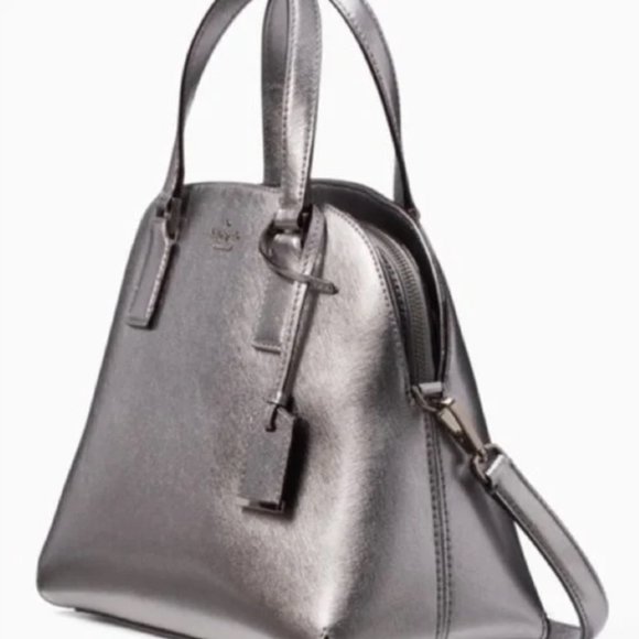 kate spade Handbags - Kate Spade Silver Cameron Street Lottie Anthracite NWT